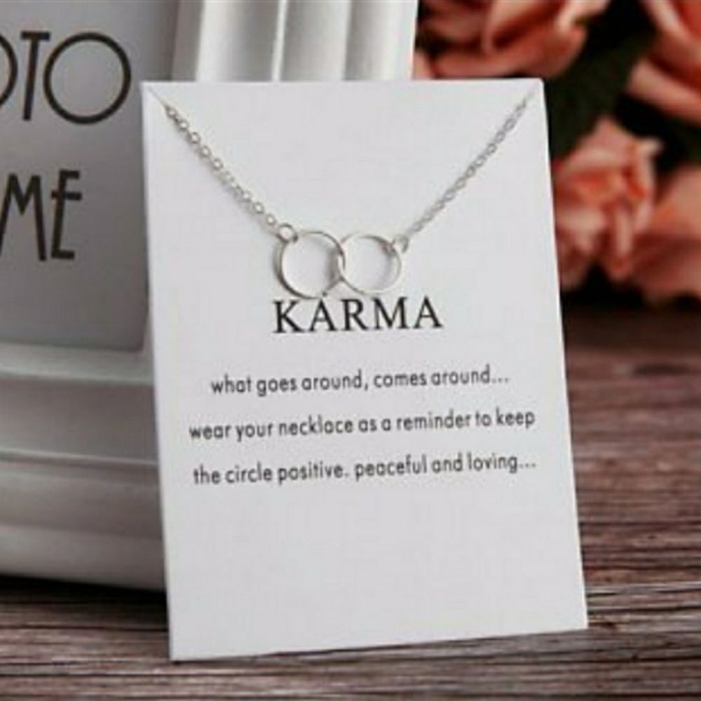 Karma Rings Pendant Necklace